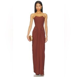 Deme by Gabriella Pearl Dress in Mocha